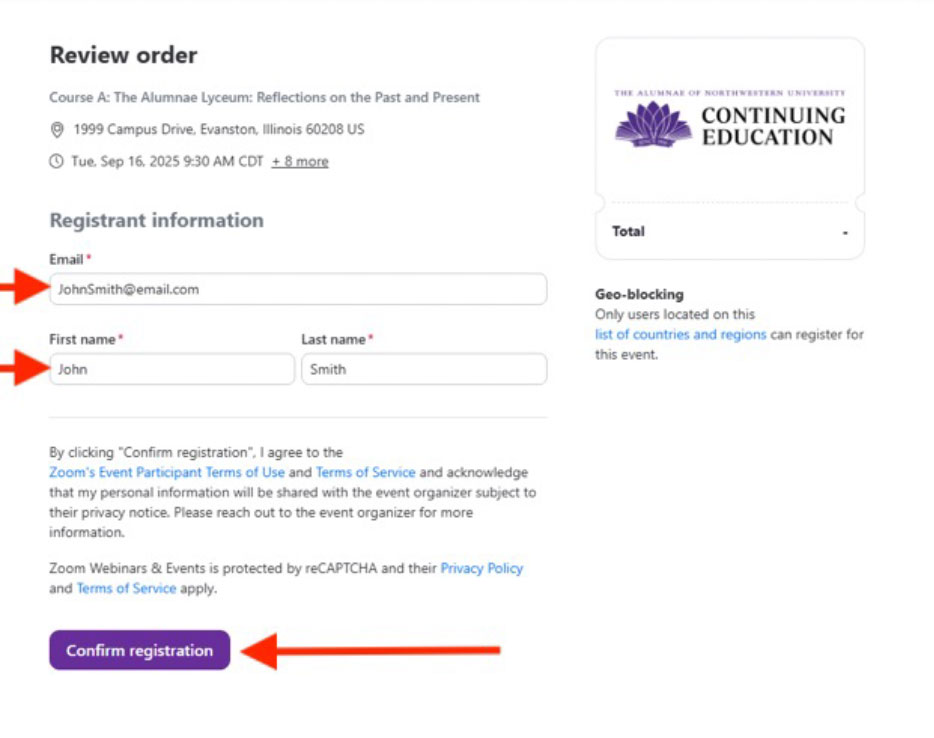 Review Order